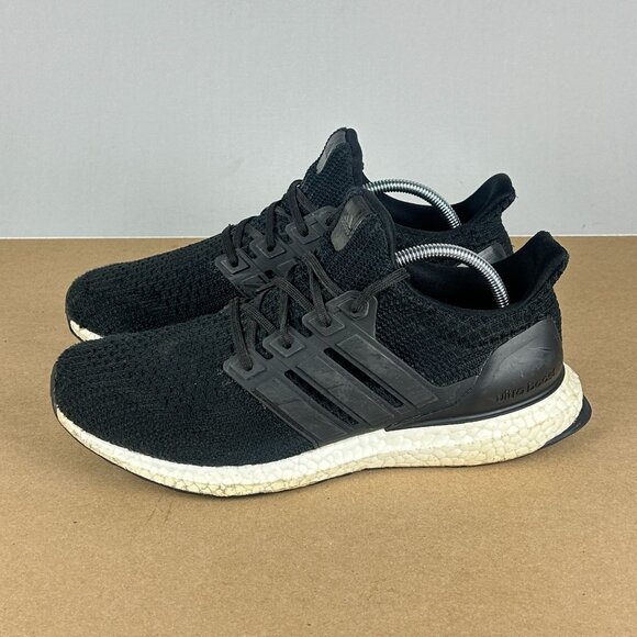 Adidas Ultraboost 4.0 Athletic Running Shoes Womens 9 Black Low Top Lace Up - Picture 1 of 10
